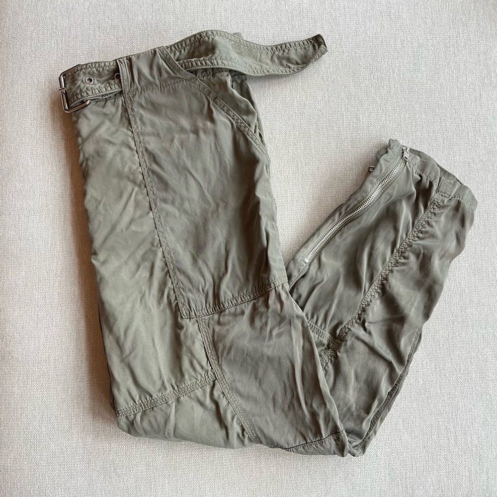 3.1 Phillip Lim Tencel Silk Belted Cargo Pant